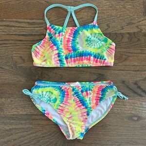 Colorful Tie-Dye Kids Swim Set